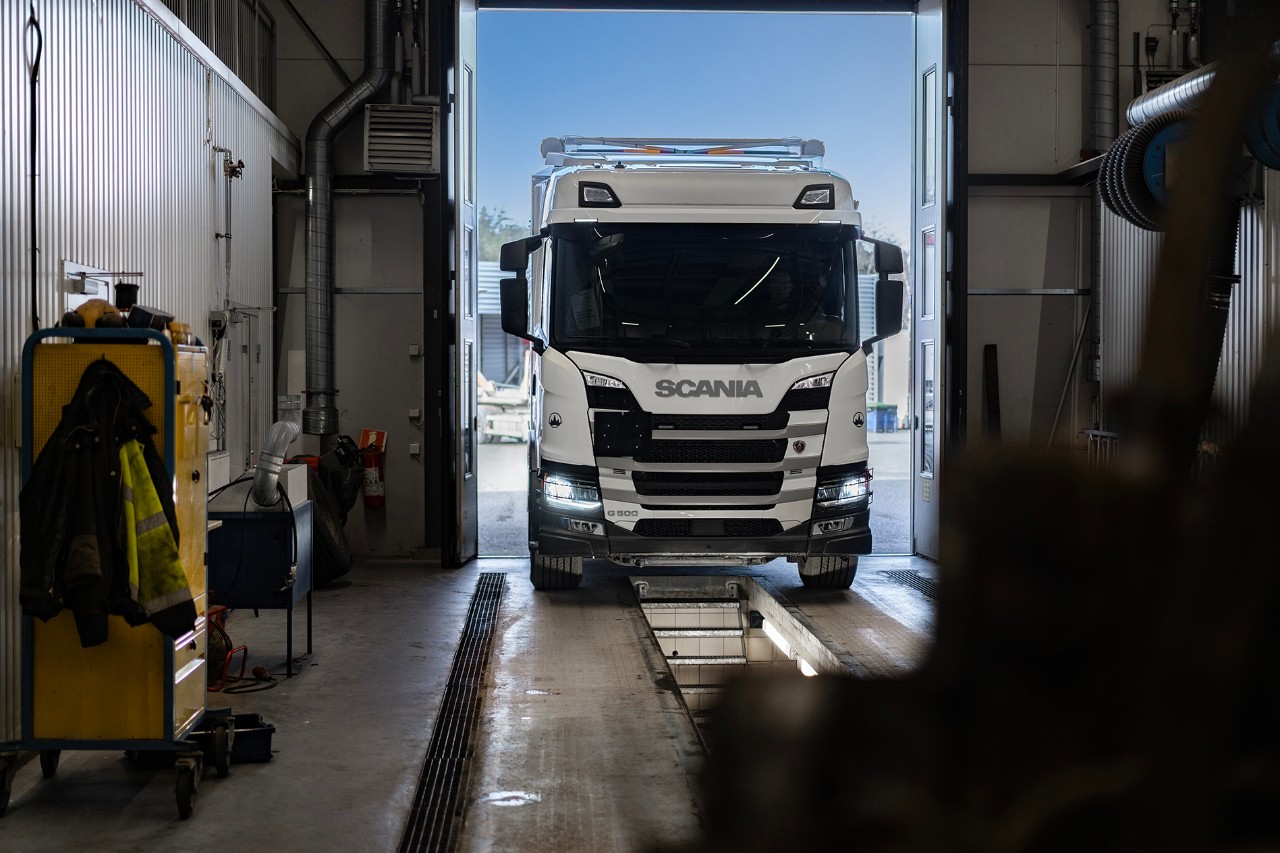 Scania verkstad Hudiksvall