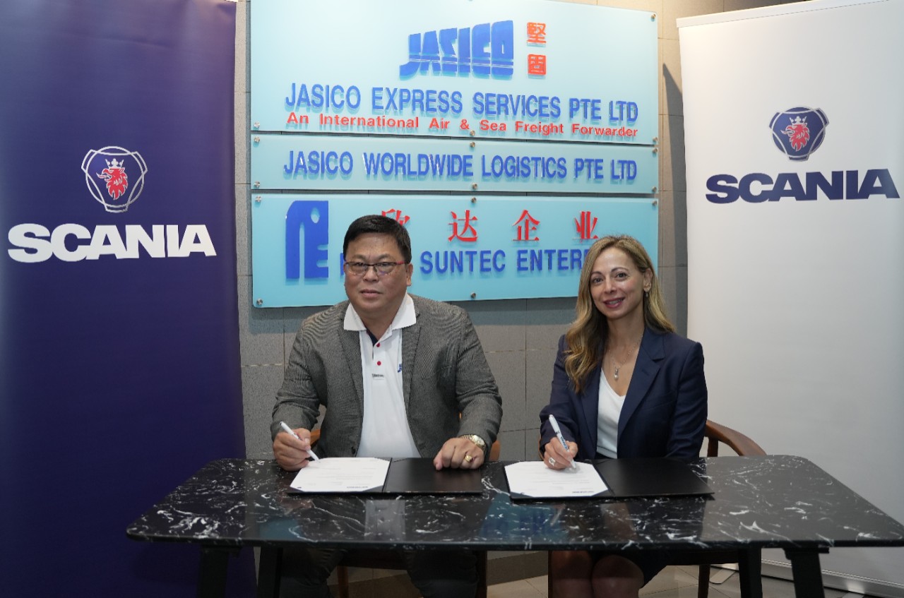 JASICO EXPRESS SERVICES IS FIRST TO ACQUIRE THE SCANIA BATTERY ELECTRIC TRUCK FOR SINGAPORE’S LOGISTICS SECTOR