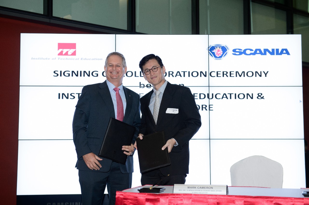ITE RENEWS COLLABORATION WITH SCANIA SINGAPORE