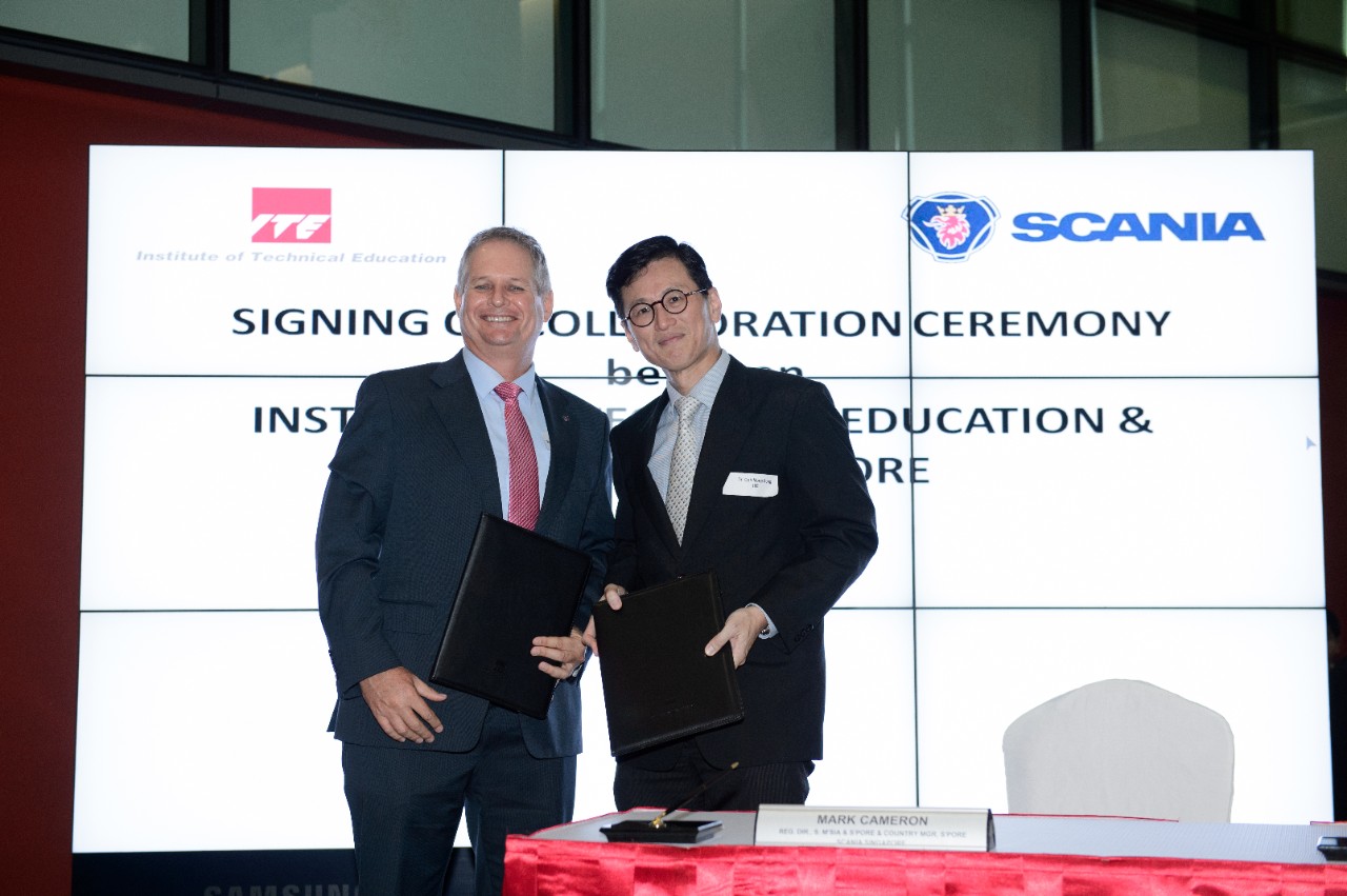 ITE Renews Collaboration with Scania Singapore