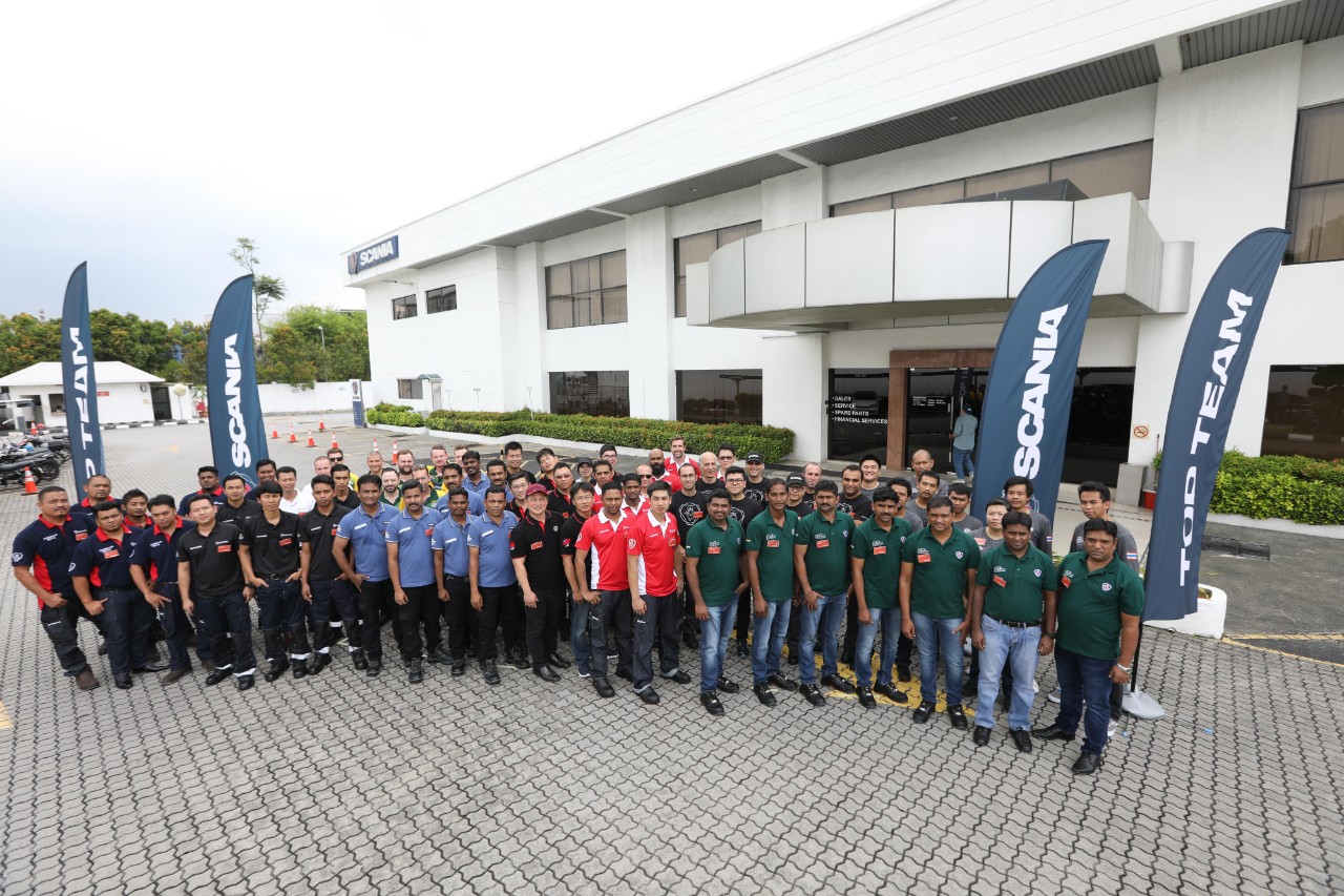 SERVICE TEAMS COMPETE IN THE ULTIMATE CHALLENGE AT 2018 SCANIA TOP TEAM REGIONAL FINALS