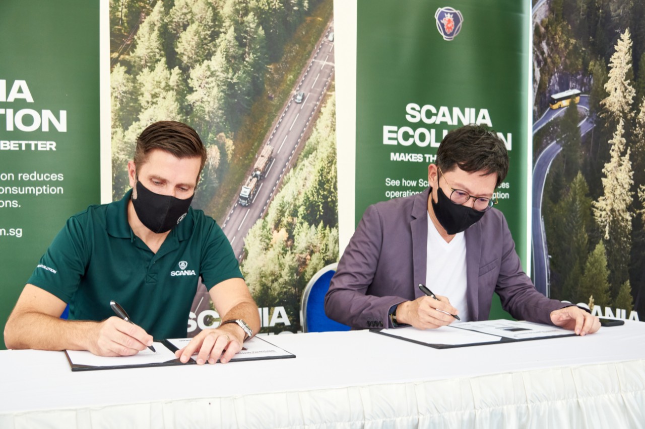 WENDY TRANSPORT ENTERPRISE COMPANY RENEWS COMMITMENT TO REDUCING CO2 EMISSIONS WITH SCANIA ECOLUTION