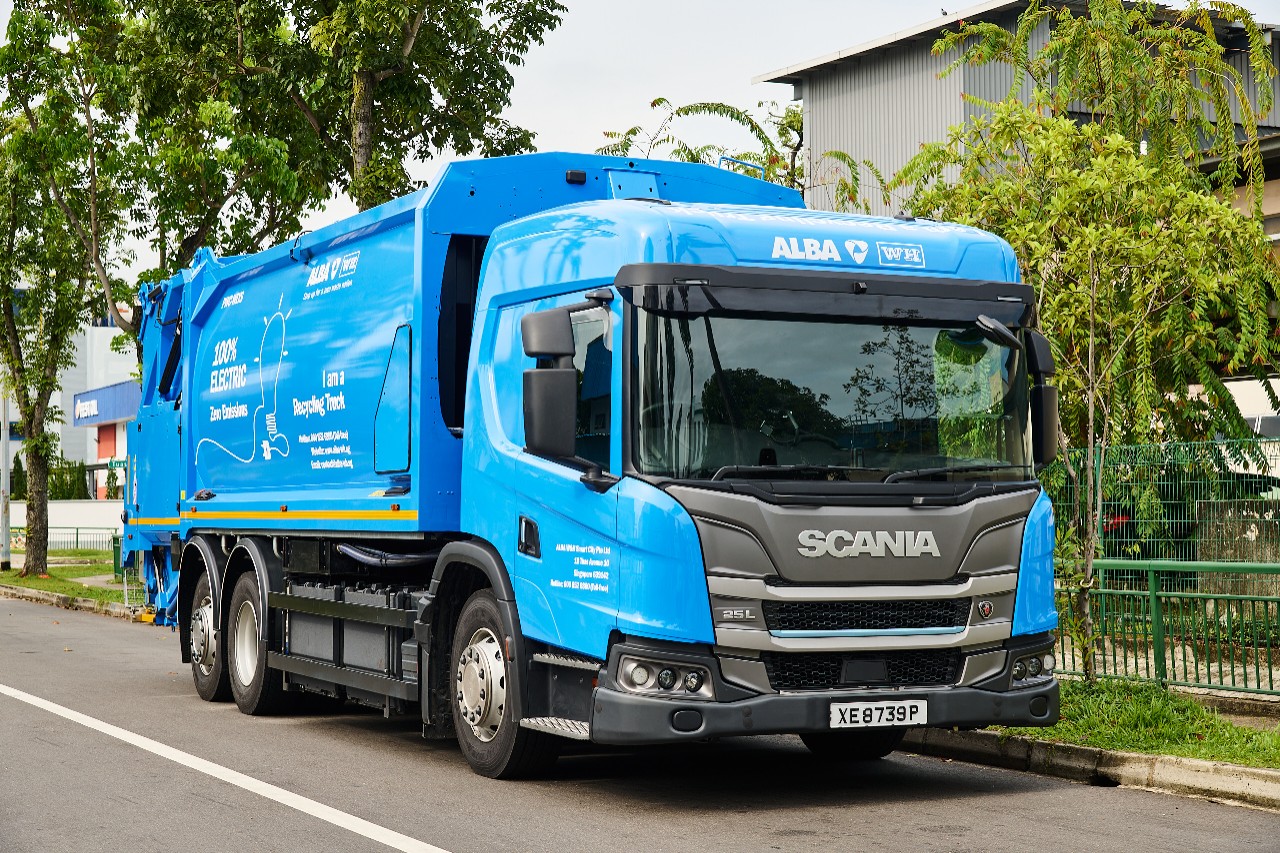 SCANIA ELECTRIFIES ALBA W&H SMART CITY'S BUSINESS WITH A FLEET OF 15 BATTERY-ELECTRIC WASTE-COLLECTION TRUCKS