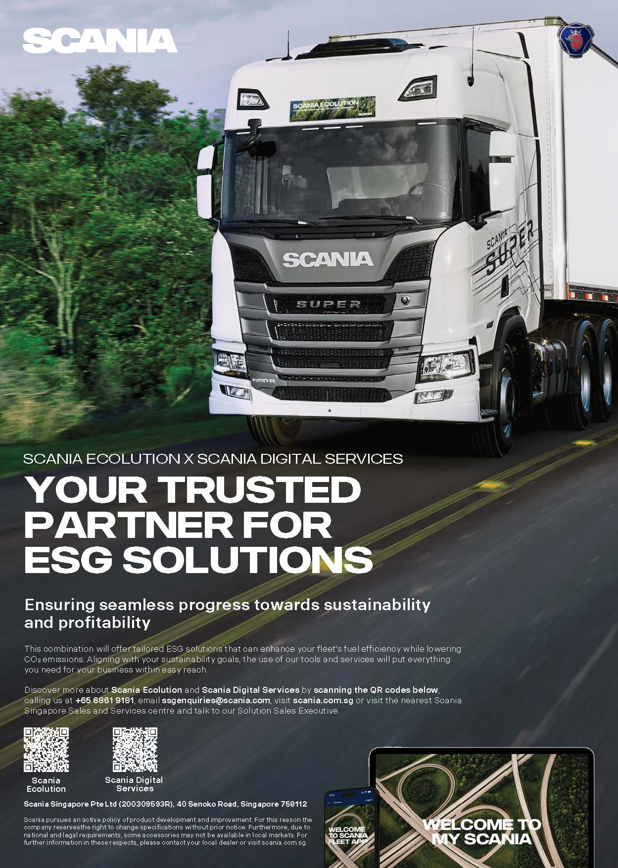 Scania Ecolution ESG Solution
