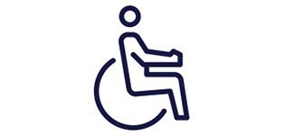 Ikona invalidného vozíka