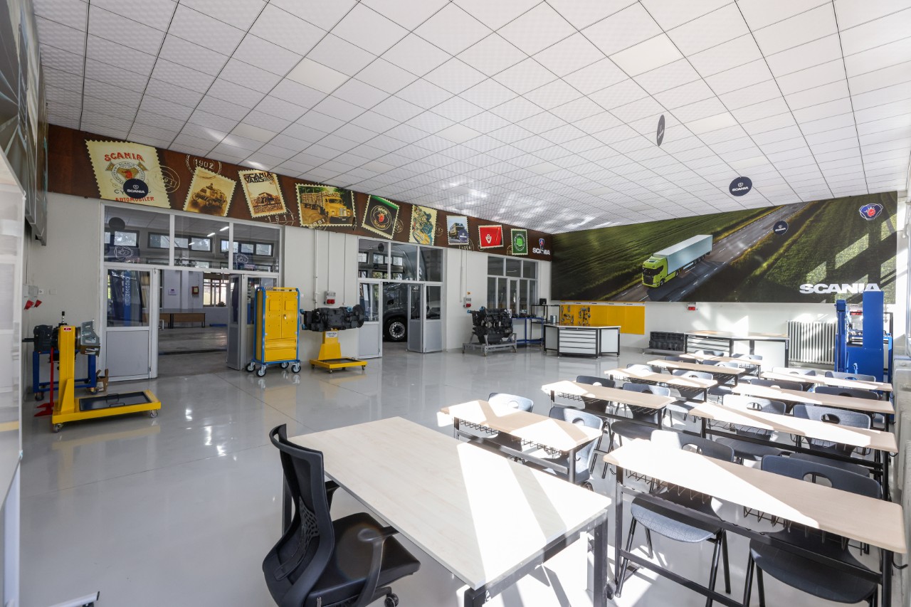 Scania Eğitim Laboratuvarı Sınıfı