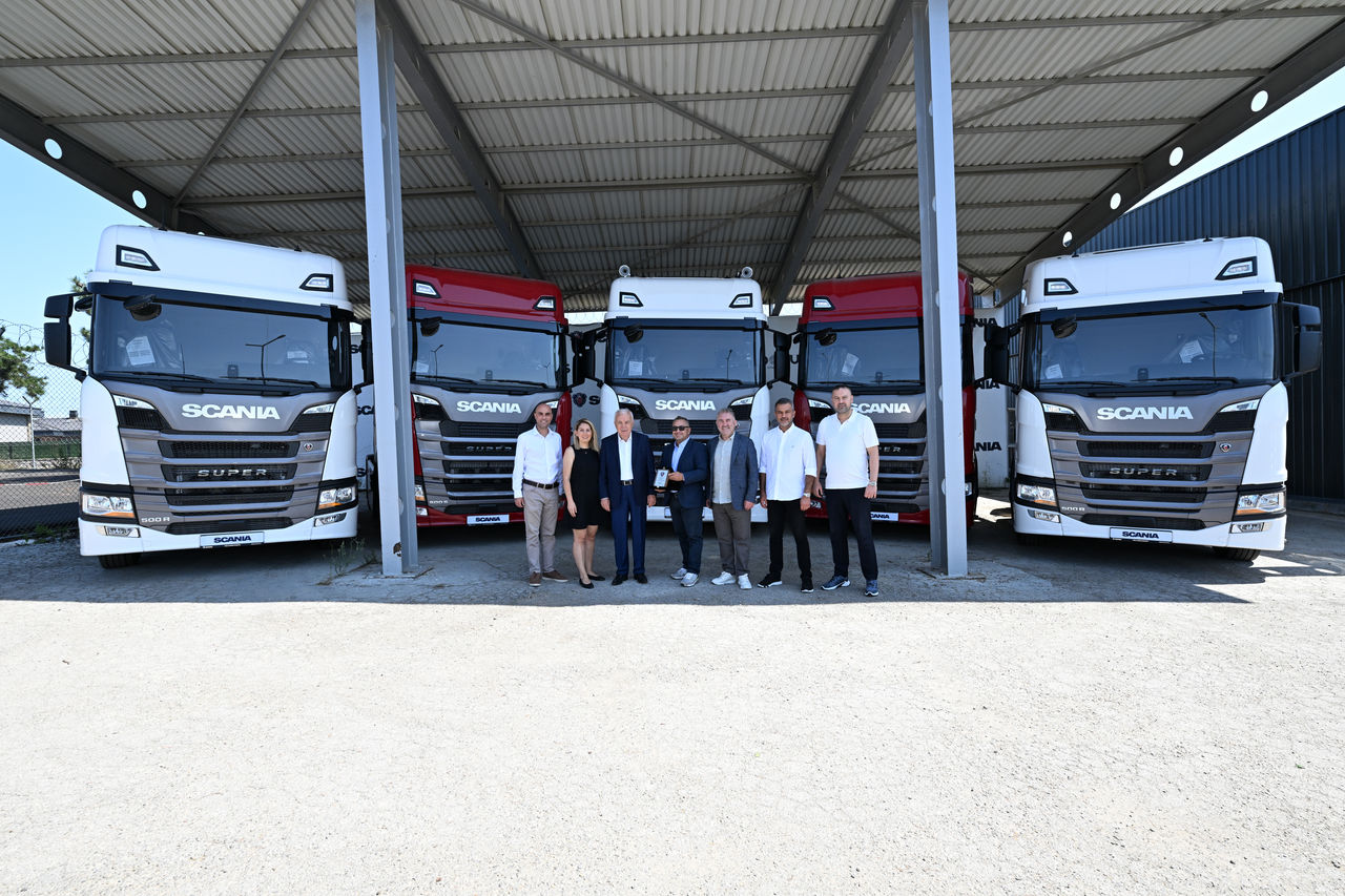 Güler Nakliyat ve Lojistik 50 Adet ScanIa Super Çekici Teslim Aldı