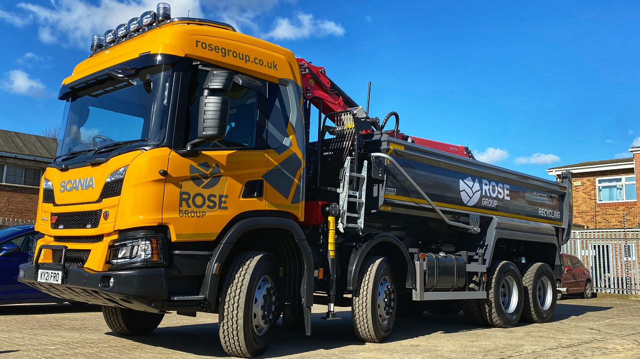 Scania yellow XT