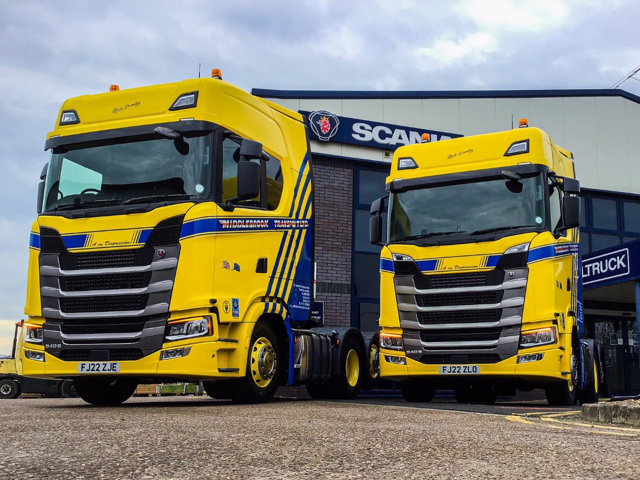 Middlebrook Transport Scania truck
