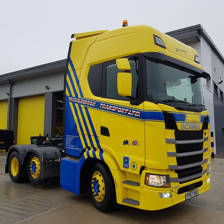 Middlebrook Transport Scania truck