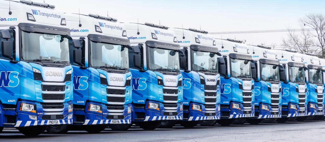 WS Transportation Scania trucks