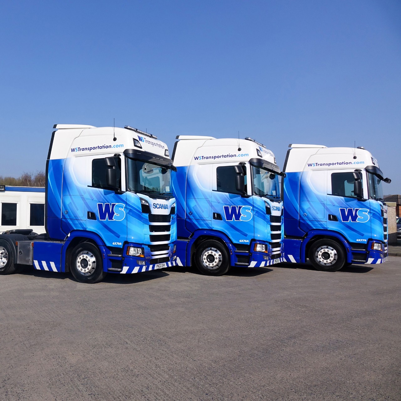 WS Transportation Scania trucks