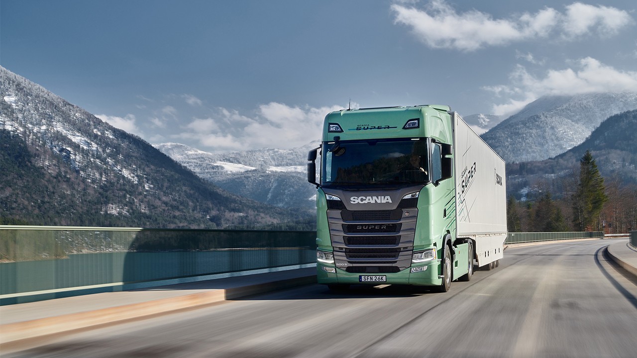 Green truck