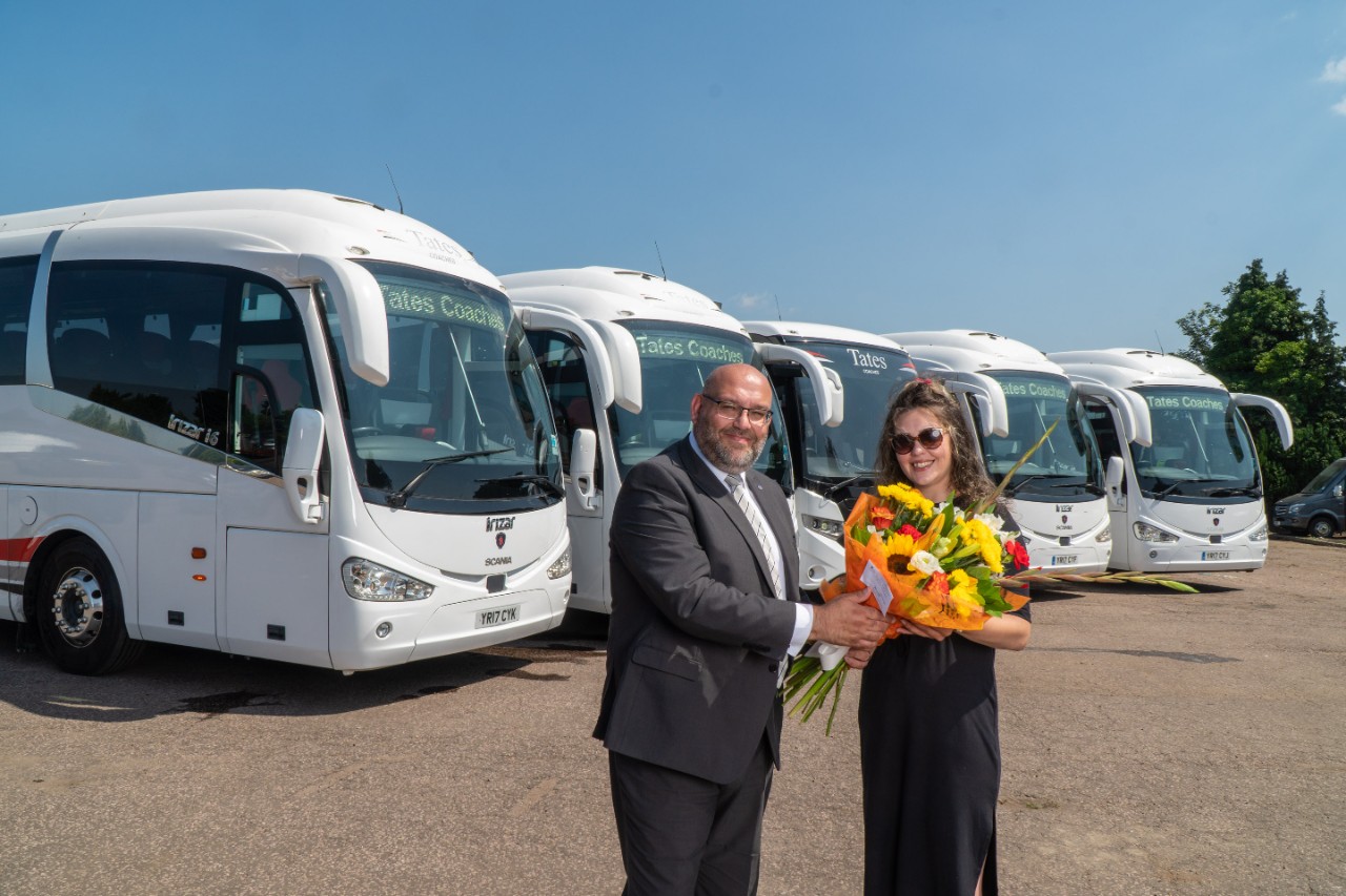 Tates Coaches opts for four Scania Irizar i6s and a Scania Interlink coach