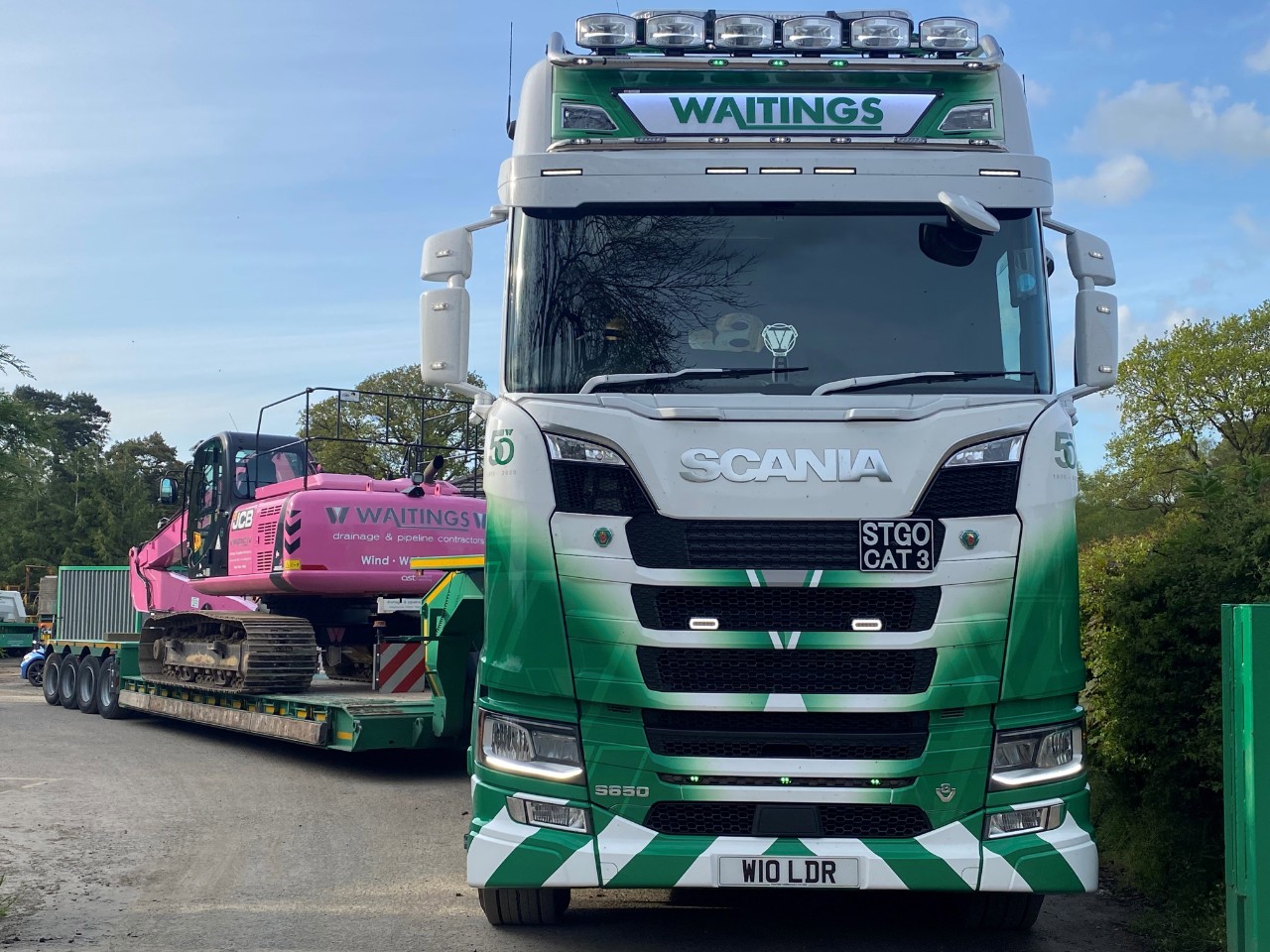 Waitings does the heavy lifting for charity with Scania