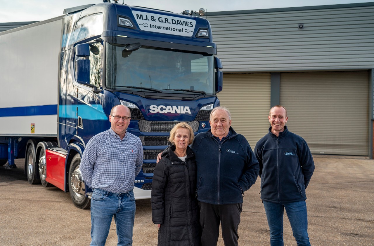 Davies International Transport celebrates its Golden Anniversary with Scania