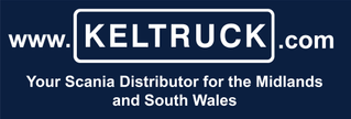 Scania truck in front of Keltruck Franchise branch