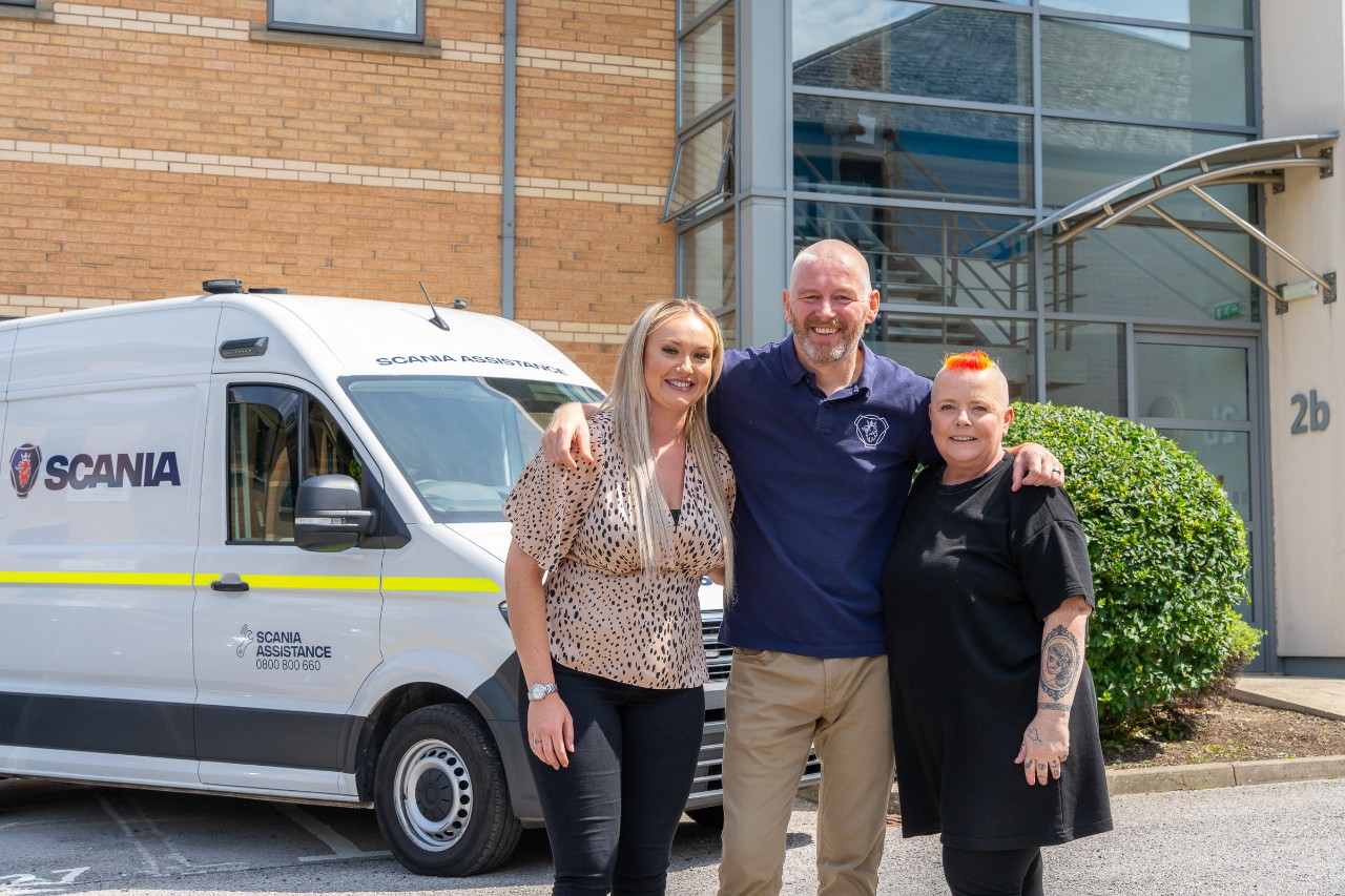 Scania Assstance employees at Assistance Centre