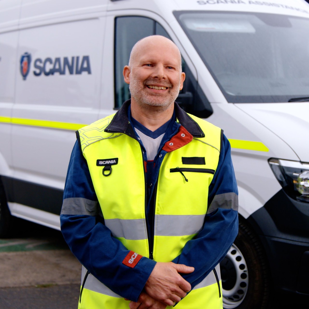 Scania Assistance technician, Elton Kellow