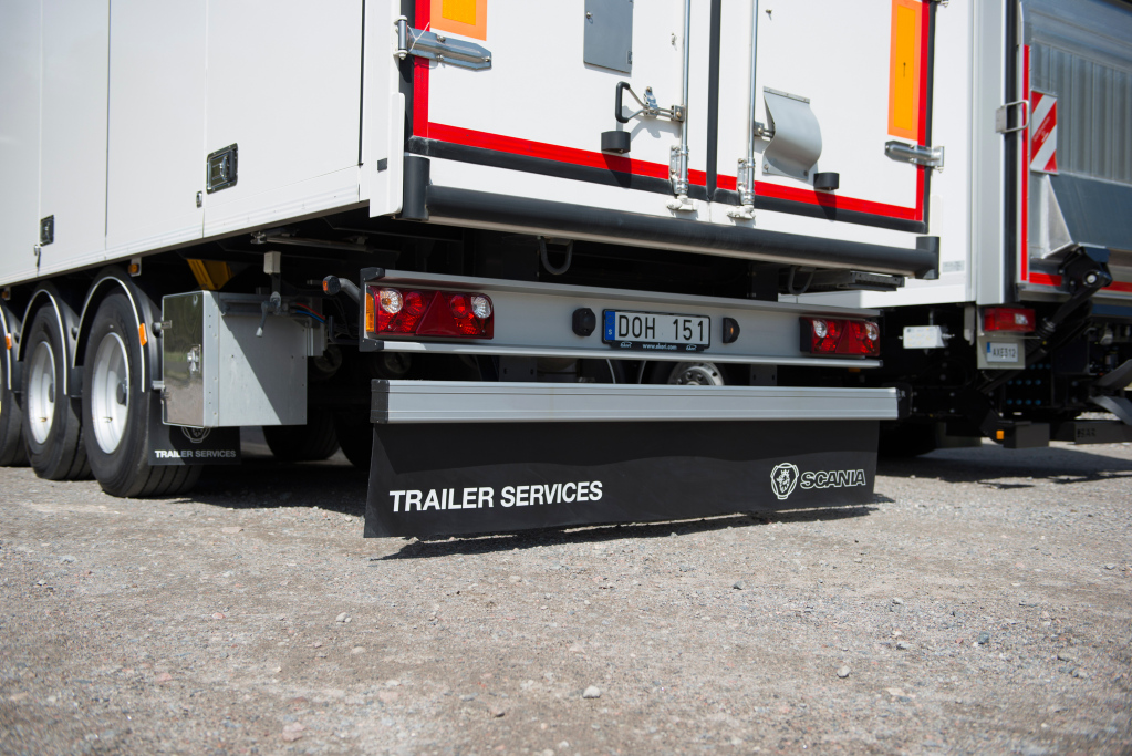 Tail lift services, Trailer Services. 
Scania VRS
Mud flap Trailer Services Part no 2277391
Trailer/tail-lift light left part no 2080106
Trailer/tail-lift light, right part no 2080109
