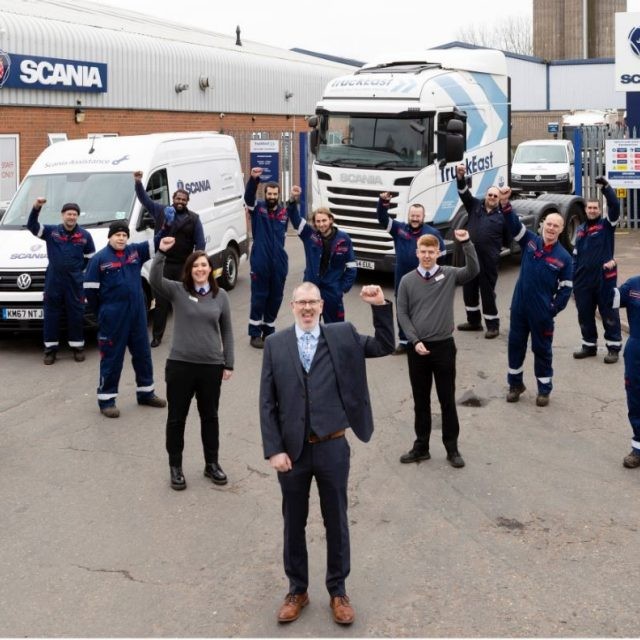 TruckEast Norwich triumphs again in Scania's Depot of the Year competition