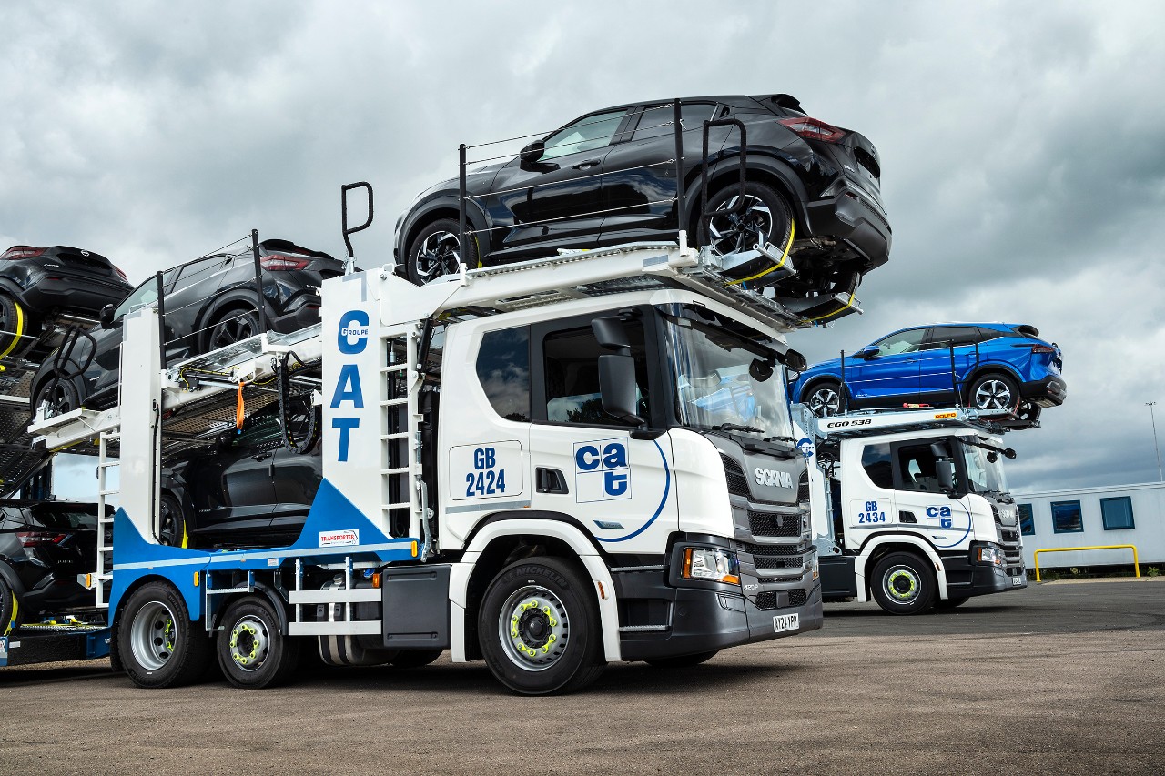Groupe CAT new Scania transporter