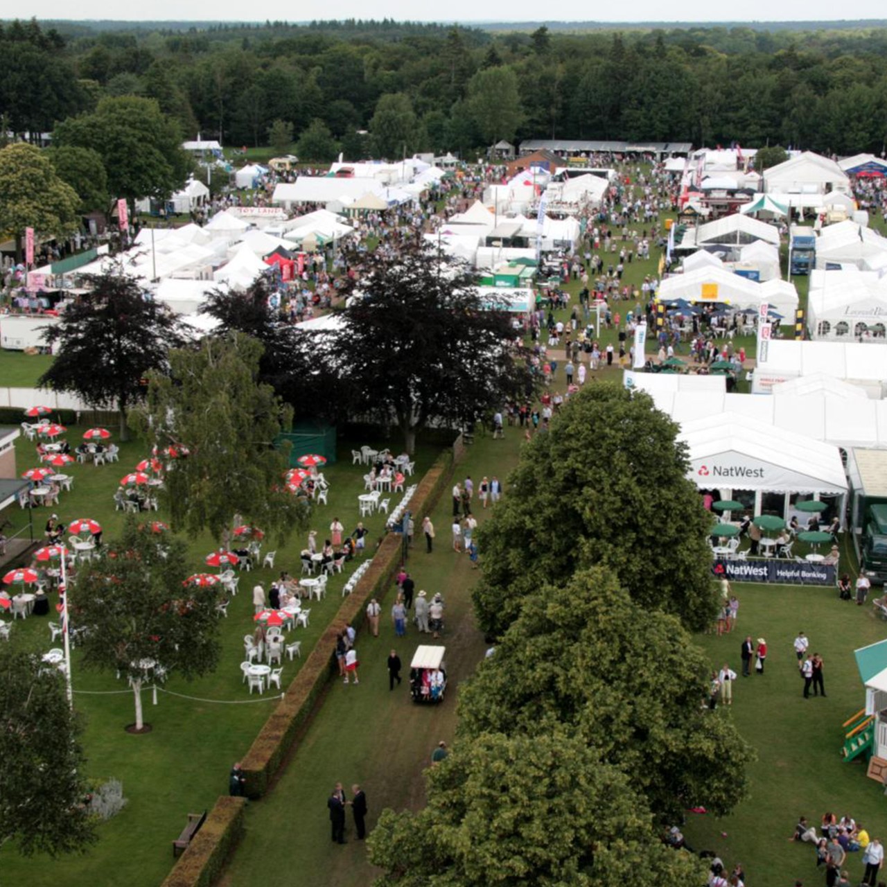 Norfolk Show aerial shot