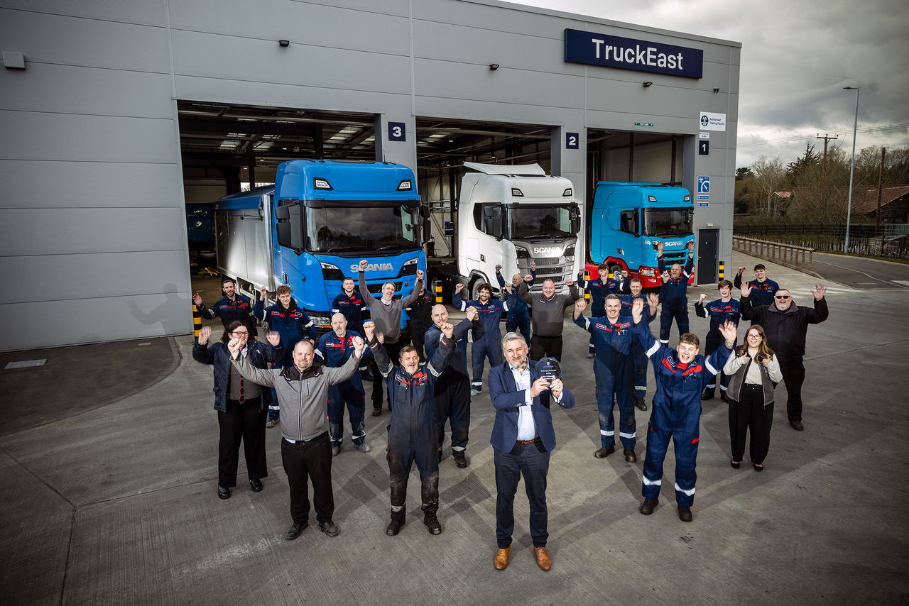 Scania Service Team of the Year - Bury St Edmunds