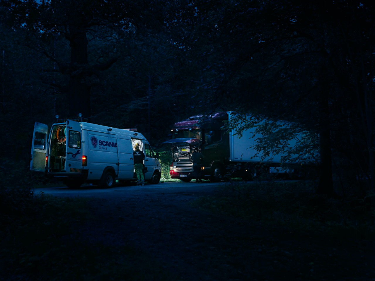 Out on the road