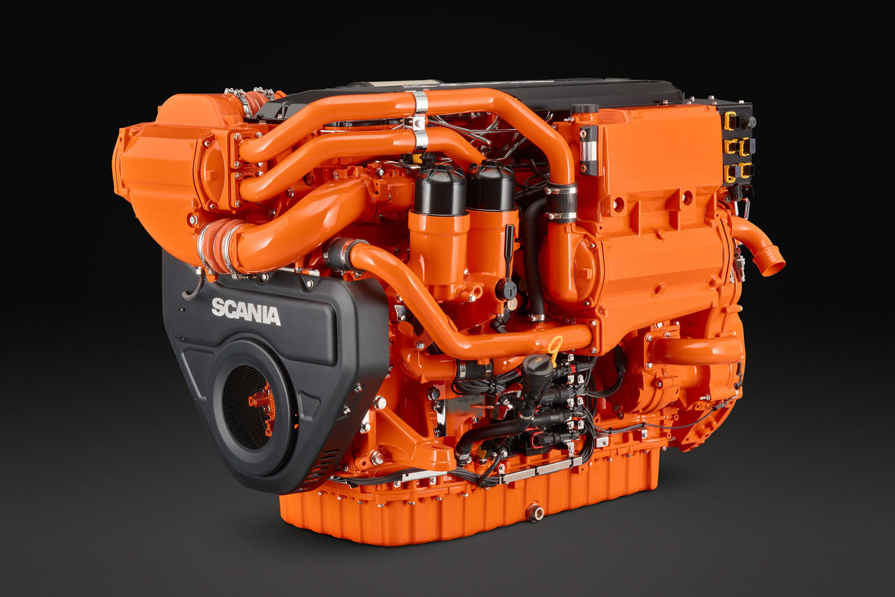 Next Generation Inline Scania Marine Engine 13-litre