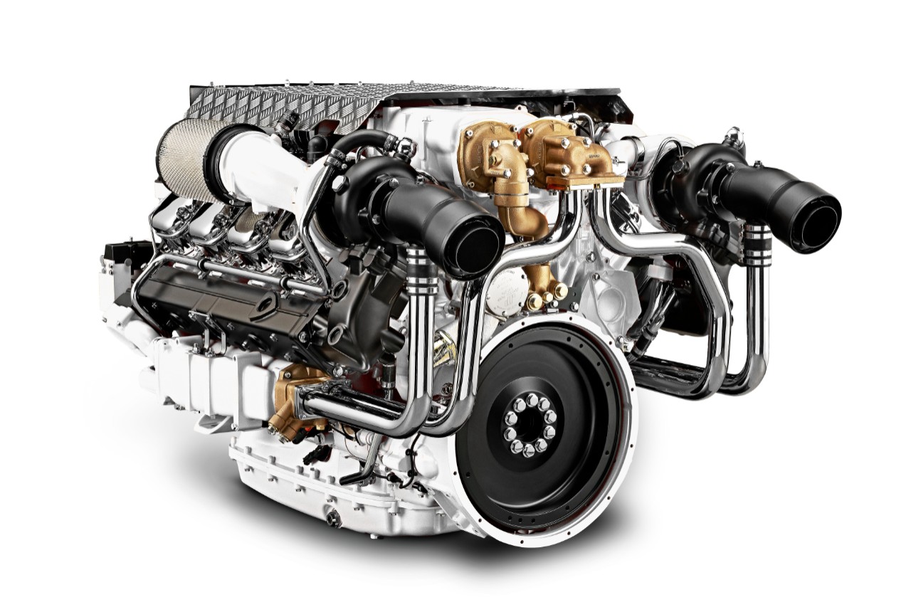 Scania V8 pleasure craft engine
