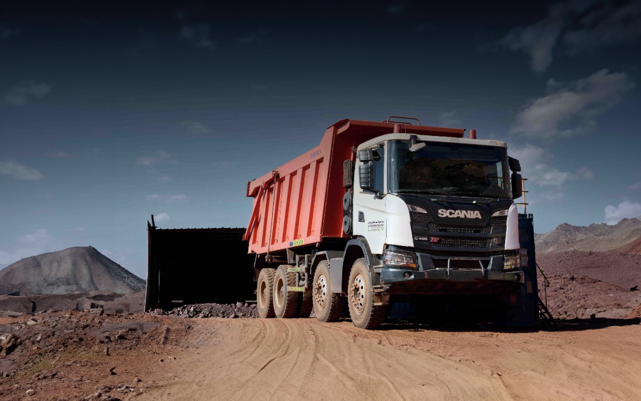 Scania volquete serie G