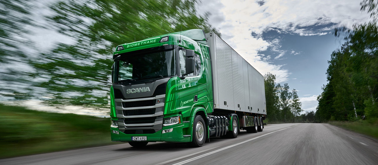 bio-methane gas truck