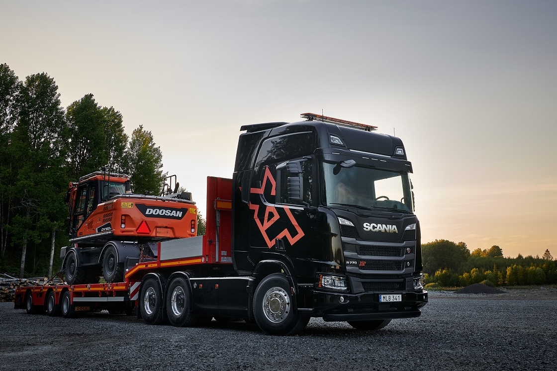 Scania 130 years montage