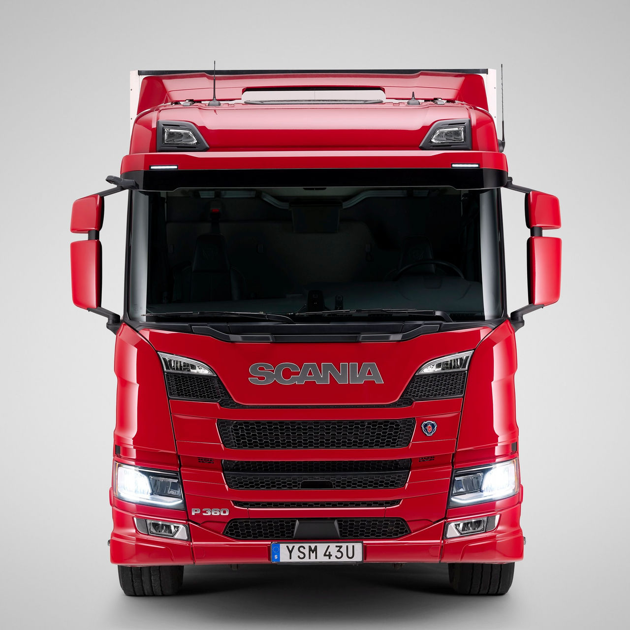 Scania P series cab awarded five-stars in-euro-NCAP safer-trucks-programme