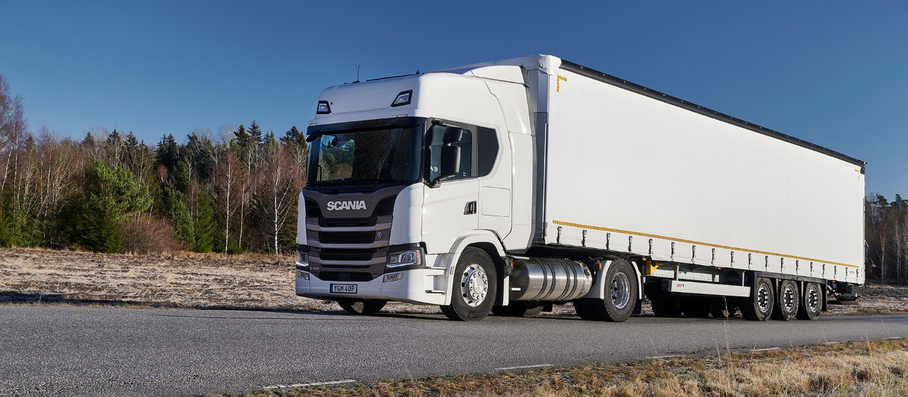 Scania gas truck