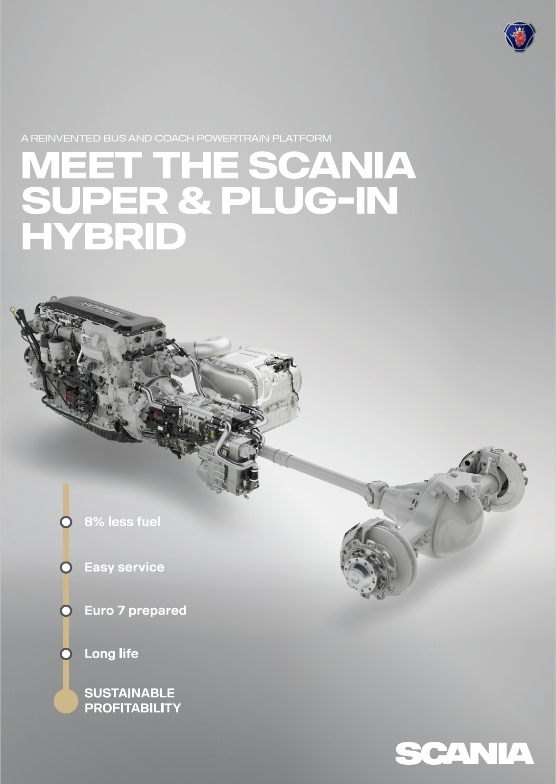 Bus powertrain
