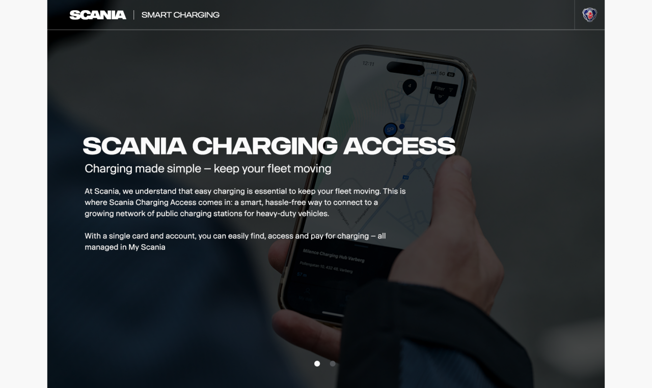 Scania Charging Access