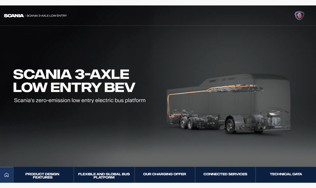 Scania low entry BEV