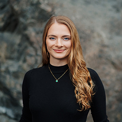 A portrait of Sarah Holford, Head of Mergers and Acquisitions (M&A) at Ventures and New Business at Scania.