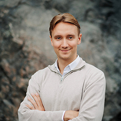 A portrait of Karl Lindoff, Investment Associate at Ventures and New Business at Scania.